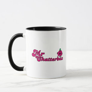 Magenta Mr Chatterbox Logo Mok