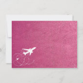 Magenta New York City Passport Bedankkaart (Achterkant)