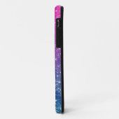 Magenta Ombre Glitter Case-Mate iPhone Case (Achterkant/links)