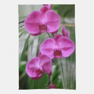 Magenta Orchids Kitchen Towel Theedoek
