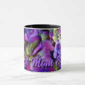 magenta Paars blauw Hydrangeas bloemen mam Mok (Midden)