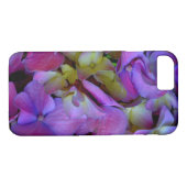 Magenta Paars blauw Hydrangeenbloemen Case-Mate iPhone Case (Achterkant (Horizontaal))