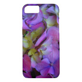 Magenta Paars blauw Hydrangeenbloemen Case-Mate iPhone Case (Achterkant)