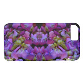 Magenta Paars blauw Hydrangeenbloemen Case-Mate iPhone Case (Achterkant (Horizontaal))