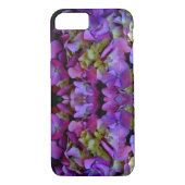Magenta Paars blauw Hydrangeenbloemen Case-Mate iPhone Case (Achterkant)