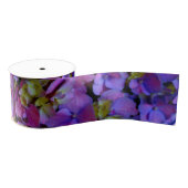Magenta Paars blauw Hydrangeenbloemen Grosgrain Lint (Spoel)