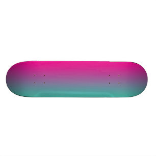 Magenta Paars en Blauwgroen Persoonlijk Skateboard