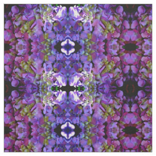 Magenta Paars Hydrangeas paars blauw geel Stof