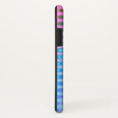 Magenta Paars roze blauw patroon Case-Mate iPhone Case (Achterkant/rechts)