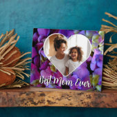 Magenta paarse blauwe hortensia als fotomasjabloon fotoplaat (Zijkant)