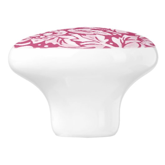 Magenta Paarse eekhoorn Keramische Knop (Zijkant)