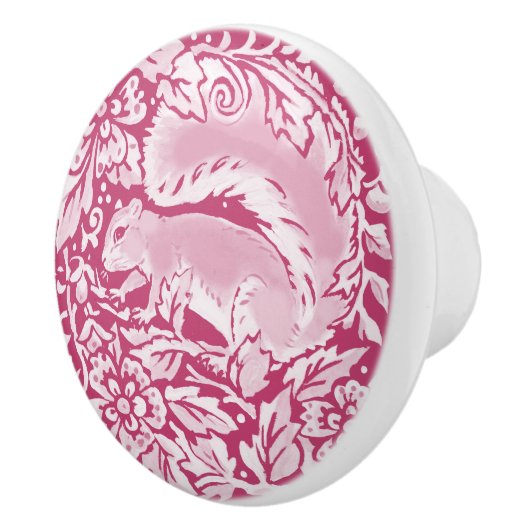 Magenta Paarse eekhoorn Keramische Knop (Rechts)