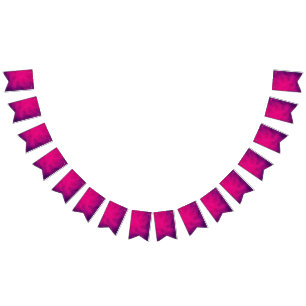 Magenta Paarse Feestversiering Vlaggenlijn – Aanpa Vlaggetjes