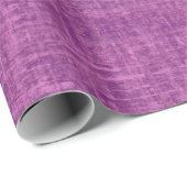 Magenta Paarse Linnen Cadeaupapier (Rol Hoek)