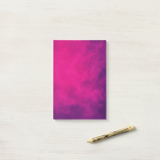 Magenta Paarse Post-It Notes – (Op bureau)