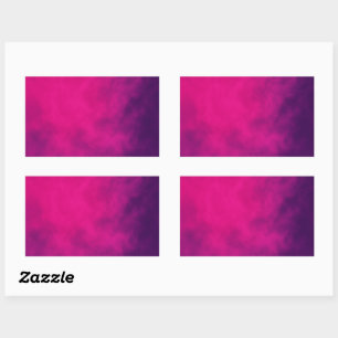 Magenta Paarse Rook Sticker – Aanpasbaar