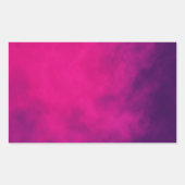 Magenta Paarse Rook Sticker – Aanpasbaar (Voorkant)