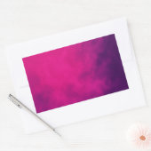 Magenta Paarse Rook Sticker – Aanpasbaar (Envelop)
