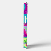 Magenta Paarse Turquoise Modern Paisley Pattern Case-Mate iPhone Case (Achterkant / Rechts)