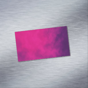 Magenta Paarse Visitekaartjes magneet –