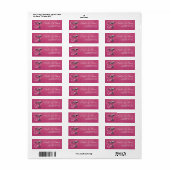 Magenta Paris Passport Etiket (Full Sheet)