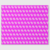 Magenta Pastel Roze Eenvoudig Cadeaupapier (Vlak)