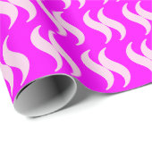 Magenta Pastel Roze Eenvoudig Cadeaupapier (Rol Hoek)