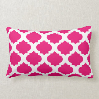 magenta patroon kussen