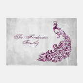 Magenta Peacock Persoonlijke deurmat (Voorkant)