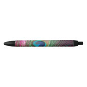 Magenta Peacock Zwarte Inkt Pen (Voorkant)