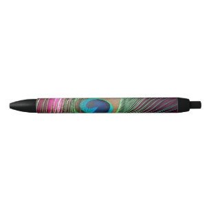 Magenta Peacock Zwarte Inkt Pen