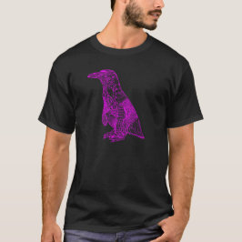 Magenta Penguin T-shirt