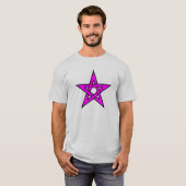 Magenta Pentagram T-shirt (Voorkant volledig)