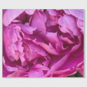 Magenta peony closeup cadeaupapier (Vlak)