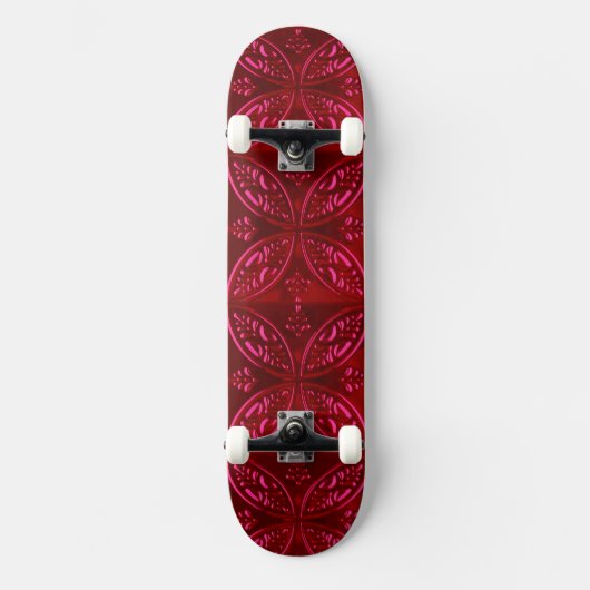 Magenta Petal Skateboard (Voorkant)