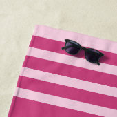 Magenta Pink Girls Weekend Trip Besties Naam Strandlaken (In situ)