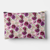 Magenta Pink Watercolor Flowers Etui (Achterkant)