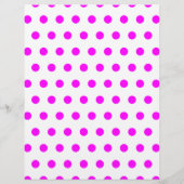 Magenta Polka Dots Flyer (Achterkant)