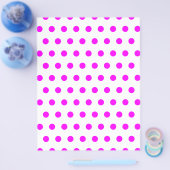 Magenta Polka Dots Flyer (Enkel)