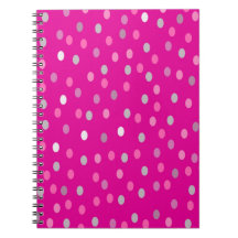 Magenta Polka Dots