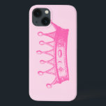 Magenta Princess Crown on Pink Background iPhone 13 Hoesje<br><div class="desc">Geen beeld van dress-up is complete without a crown! Help your child remember just how much of a princess she is with this magenta crown print from Vision Studio. Get yours today.</div>