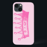 Magenta Princess Crown on Pink Background iPhone 13 Hoesje<br><div class="desc">Geen beeld van dress-up is complete without a crown! Help your child remember just how much of a princess she is with this magenta crown print from Vision Studio. Get yours today.</div>