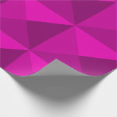 Magenta Pyramids Cadeaupapier (Hoek)