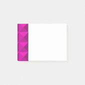 Magenta Pyramids Post-it Notes (Voorkant)