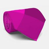 Magenta Pyramids Stropdas (Opgerold)