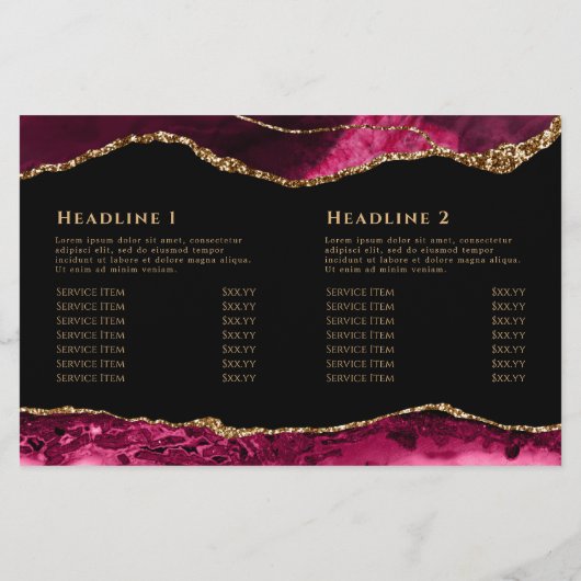 magenta red agate bivoudig brochure (Achterkant)