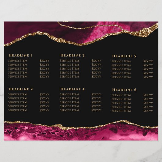 magenta red agate brochure (Achterkant)