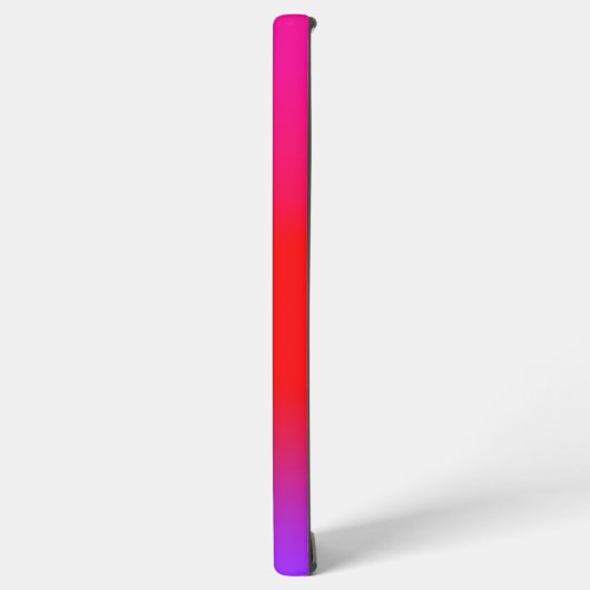 Magenta Red Paars Ombre gradiënt Patroon Samsung Galaxy Hoesje (Linkerkant)