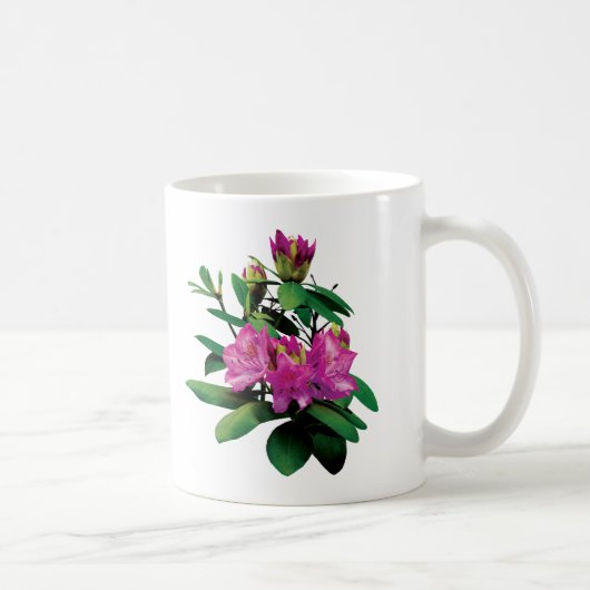 Magenta Rhododendronsmet Buds Koffiemok (Rechts)