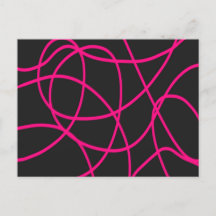 Magenta Ribbons op Zwart